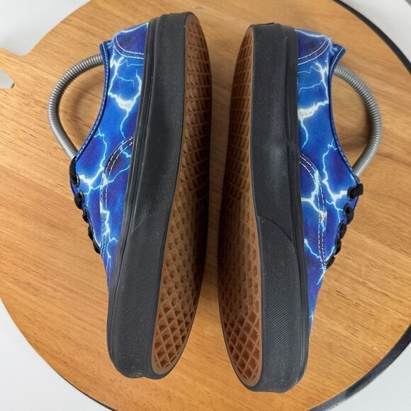 Vans Authentic Lightening Storm Low Top Sneakers Blue 6.5 Men 8 Women - Picture 5 of 10